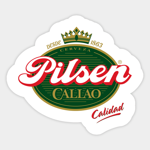 Pilsen Callao - Calidad - Cerveza Peruana Sticker by verde
